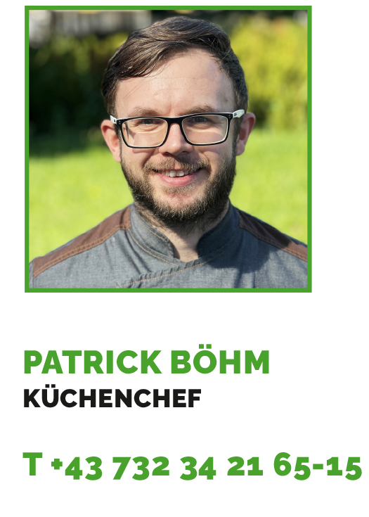 portrait patrick böhm, küchenchef, seeber gourmetgmbh, SB-restaurant horizont, linz